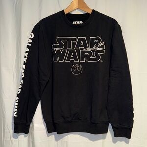 Men’s Large Black  Star Wars Crew Neck - Excellent Condition